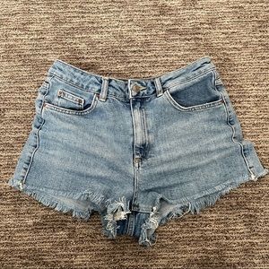Topshop Mom Shorts - cutoff high waisted